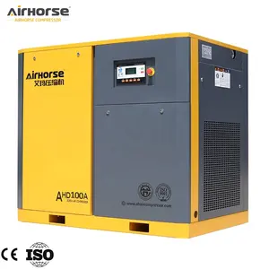 Famosa marca Airhorse 180 PSI 360 CFM Compresores de aire rotativos MAM 860 Controlador 75kw 100hp Compresor de aire de tornillo