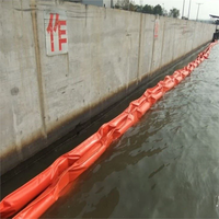 Barrière anti-déversement d'hydrocarbures en PVC solide de haute qualité pour la protection de l'environnement marin