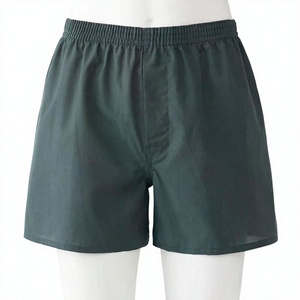 Pantalones Cortos para Hombre al por Mayor con Logotipo Personalizado, 100% Algodón, Cintura Elástica, Secado Rápido, Bolsillos, Tallas Grandes, Diseño Sólido, MOQ Bajo - Product Image 1