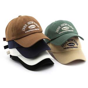 <strong>Men</strong> Woman's Baseball <strong>Caps</strong> Adjustable Casual Embroidered 1989 <strong>New</strong> <strong>York</strong> American Cotton Sun Hats Unisex Solid Color Visor Hats - Product Image 1