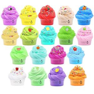 Butter DIY Slime Set <b>Plasticine</b> Fluffy Fruit Scent Rainbow 18 Colors Unisex Children's Toys Cloud Clay - Product Image 3
