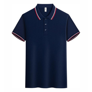 Polo pour hommes sur mesure en gros d'usine OEM, T-shirts en soie de haute qualité avec logo brodé ou imprimé pour les occasions de golf - Product Image 2
