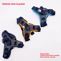 Support universel pour mentonnière de casque pour caméra d'action, compatible avec les casques intégraux, support pour sports de plein air