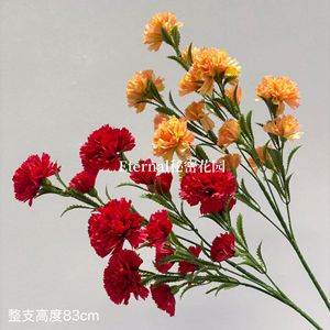 Carnations artificielles Secret Garden, pétales complets, bords en soie, décorations de mariage - Product Image 3