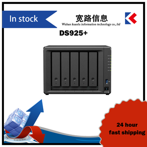 เซิร์ฟเวอร์ NAS สำหรับธุรกิจขนาดกะทัดรัด DS925+ แบบ 4 ช่องใส่ฮาร์ดดิสก์ หน่วยความจำ 32GB DDR4 ECC รองรับพอร์ต 2.5GbE แบบคู่ พร้อม NVMe สำหรับ SOHO แชร์ไฟล์ สำรองข้อมูล ขยายได้เป็น 9 ช่องใส่ฮาร์ดดิสก์ แบบตั้งโต๊ะ - Product Image 1