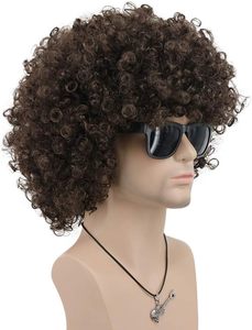 <span class=keywords><strong>Parrucca</strong></span> <span class=keywords><strong>Afro</strong></span> Colorata a Onde Corte per Uomo e <span class=keywords><strong>Donna</strong></span>, Resistente al Calore, per Halloween e Cosplay, Personalizzabile all'Ingrosso - Product Image 3