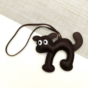 Wholesale Cat Dog PU Leather Keychain Designer New <b>Bag</b> Pendant Car Keychain Luxury Keychain Customized - Product Image 1