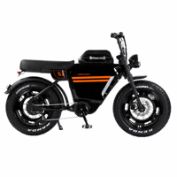 Nouvelle Arrivée Scooter Électrique Rétro Adulte à Pneus Larges, Style Sportif et Vintage, Moteur Arrière, Batterie au Lithium