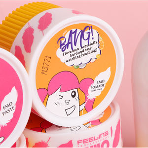 FEELING Emo 5,1 <span class=keywords><strong>Suavecito</strong></span> lavable no graso fijación fuerte pomada para el cabello impresionante olor brillo cera para el cabello Gel de gelatina 80ml - Product Image 2