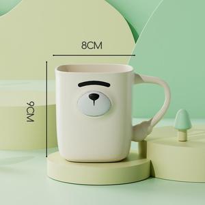 Vaso de Dientes con Diseño de Oso de Dibujos Animados, Vaso para Cepillarse los Dientes con Asa para Baño - Product Image 3