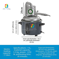 Cuve de fermentation en acier inoxydable 10-20L pour brassage maison, distillateur de brandy, distillation pure, floral, fait maison