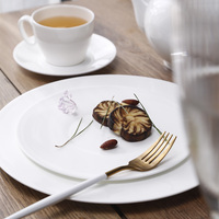 PITO Horeca moderne blanc rond en porcelaine osseuse assiettes à dîner restaurant vaisselle assiettes en céramique pack pour steak banquet hôtel usage