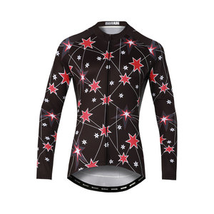 Pantalones Cortos de Ciclismo Ligeros de Manga Larga con Cierre Completo, Estampado Mecánico, Elásticos en Cuatro Direcciones, de Secado Rápido y Transpirables para Ciclismo de Montaña y Carretera - Product Image 1