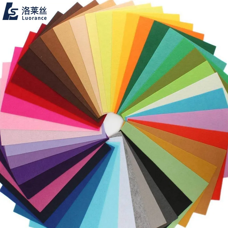 hot sale Rainbow Nonwoven Sheet Coloful Felt Fabric