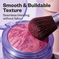 Palette de fards à joues Formule respirante Couvrance modulable Anti-bavures Marque privée OEM ODM Végan Hub de contouring visage