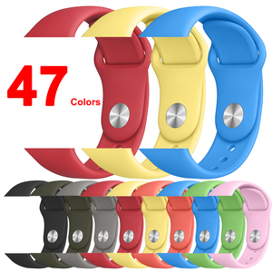 สายซิลิโคน IVANHOE สำหรับ Apple Watch Band 44 45 41 40 49 42 46 มม. สายรัดข้อมือ IWatch Series Ultra 2 SE 10 9 8 7 6 5 4 3 - Product Image 1