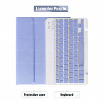 BT Amovible Teclado Coloré Rétroéclairage Sans Fil Clavier et Souris Bureau pour iPad 5th 6th 9.7 Clavier Gaming