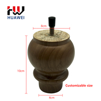 Patas de muebles modernos de madera maciza HUAWEI para dormitorio, sala de estar, Hotel, para armarios, camas, aparadores, sofás