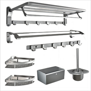 Juego de Accesorios de Baño de Acero Inoxidable Hitomi Factory - Product Image 1