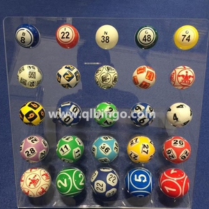 Balle de loterie <span class=keywords><strong>bingo</strong></span> personnalisée en EVA de haute qualité à six faces, résistante à l'usure, imperméable, sans inscription, avec logo imprimable, balle numérotée - Product Image 4