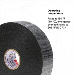 Cinta de Empalme de Cables Aislante Impermeable de Alta Temperatura para 3M <span class=keywords><strong>23</strong></span>, Adhesivo Sensible a la Presión de Caucho EPDM de una Cara para Cables - Product Image 3