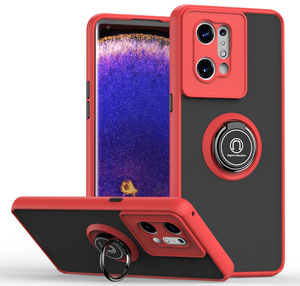 Vente chaude Ins Style Phone Case Stand pour <span class=keywords><strong>Oppo</strong></span> <span class=keywords><strong>Find</strong></span> <span class=keywords><strong>X5</strong></span> TPU + PC Protection complète antichoc Mobile Smartphone Case - Product Image 4