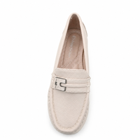 Chaussures plates confortables pour femmes, personnalisables en gros, avec boucle à l'avant, semelle extérieure en PU, légères, imperméables et résistantes aux chocs pour la marche