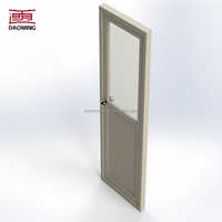 Porte battante coulissante en plastique-acier, anti-effraction, ignifuge, de style postmoderne, pour atelier d'usine chinoise