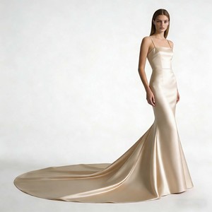 Tissu <span class=keywords><strong>satin</strong></span> <span class=keywords><strong>duchesse</strong></span> <span class=keywords><strong>blanc</strong></span> 100 % polyester, poids moyen, qualité supérieure pour robes de mariée, rideaux et artisanat, finition de luxe - Product Image 5