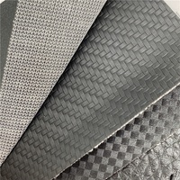 Housses en cuir PVC noir gaufré écologique, imperméables, avec support tricoté, pour sièges de voiture, bagages, canapés, chaises, sacs et artisanat XUZAN