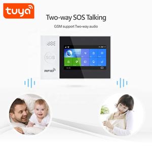 Hot Selling 4.3 Inch Touchscreen Wifi 4G Gsm Huis Alarm Beveiligingssysteem Met Tuya Smart App Controle PST-WG107T-4G - Product Image 4