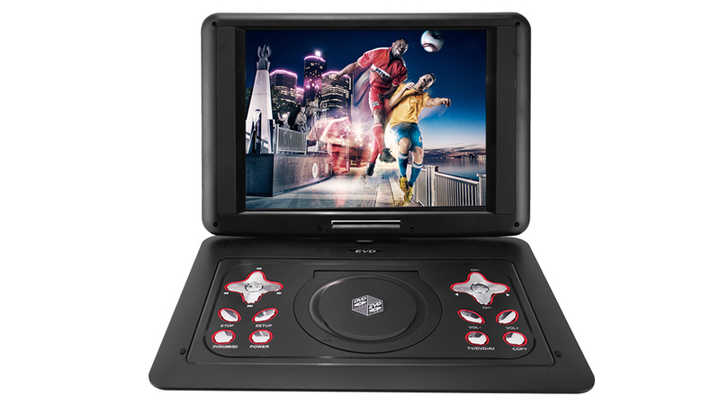 TNT STAR TNT-268 Portable DVD Player with 10.1 Inch Screen