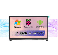 Écran LCD 7 pouces 1024*600 H-DMI avec écran tactile capacitif 5 points pour Raspberry Pi, PC, console de jeu, moniteur