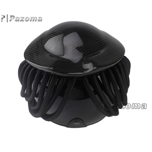 Máscara Facial Completa de Fibra de Carbono para Motocicleta, 100% Nueva, con Bolsa de Almacenamiento - Product Image 3