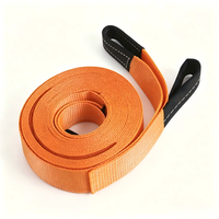 Sangle de remorquage 2 po x 20 pi, résistance à la rupture de 10 tonnes, accessoires automobiles, sangle de remorquage robuste pour camion, remorque, secours