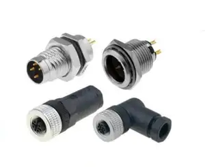 M12 90 Graden Connector M12 A-Code 5pin Y-Type Connector M12 Luchtvaartkabel