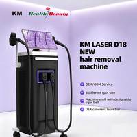 Machine d'épilation au laser à diode personnalisée OEM 808nm, pour salon commercial, spa, clinique, stationnaire, CE