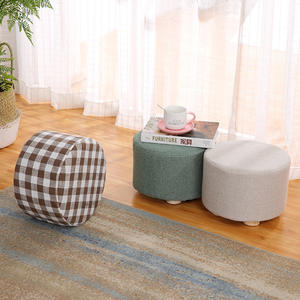 Petit tabouret rond en bois, souche, petit tabouret rond en bois massif, tabourets ronds en bois pour enfants, à vendre - Product Image 5