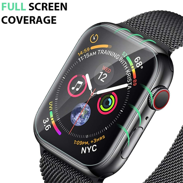 Screen Protector Clear Protective Film for Apple Watch 8 7 6 SE Hydrogel Film for IWatch Series 45MM 41MM 44MM 40MM 42MM 38MM