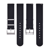 MZDTIMK Bracelet de montre en toile style deux pièces 18mm/20mm/22mm