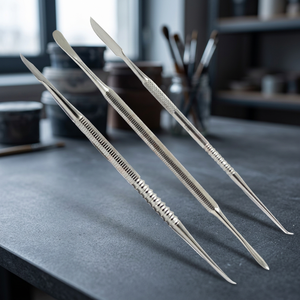 Couteau de modelage dentaire manuel en acier inoxydable de haute qualité, instruments de laboratoire de classe II GRIP SURGICAL, garantie 2 ans - Product Image 1