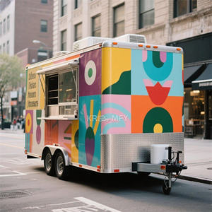 2025 Mirror Stainless Steel Mobile Trucks For Sale Usa Ice Cream Coffee Food Truck - Product Image 1