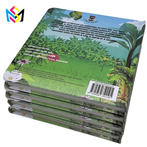 Livre d'histoires <span class=keywords><strong>pour</strong></span> enfants imprimé OEM, <span class=keywords><strong>texte</strong></span> personnalisé, livre cartonné <span class=keywords><strong>pour</strong></span> enfants avec images de plantes tropicales et de dessins animés, taille et contenu personnalisés - Product Image 6
