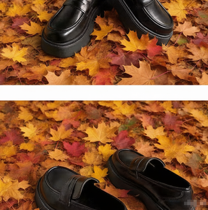 <b>Slip</b>-<b>on</b> Waterproof Muffin Heel Korean-Style Women's Fitness Walking Shoes for Winter/Spring/Autumn/Summer - Product Image 4