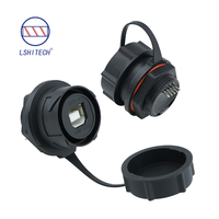 Conectores Redondos Impermeables IP68 Lshitech Tipo-B 2.0 Compatibles con Impresoras/Escáneres/Equipos de Control Industrial Inteligente