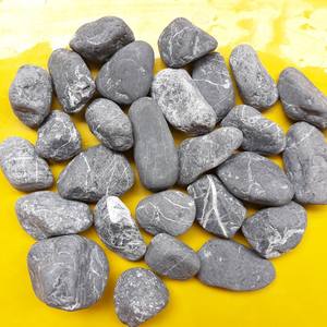 Pierre ronde blanche neige d'approvisionnement d'usine pour le jardin et le paysage galets et galets naturels en vente - Product Image 4