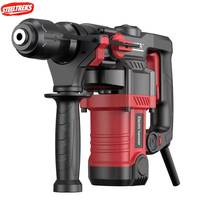Perceuse à percussion électrique multifonction 3-en-1 110V/220V avec embrayage, pour perçage efficace des murs 3+