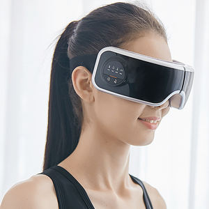 Presión de aire eléctrica Alivio de la fatiga ocular Vibración 3D Compresa de calor infrarrojo Masajeador de ojos digital con música - Product Image 1