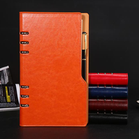 Großhandel custom ring binder hardcover A5 spirale notebook mit teiler