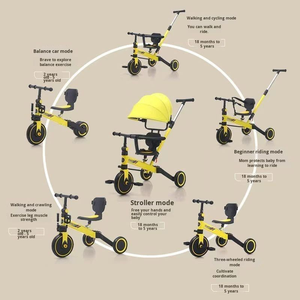 Bon prix, <span class=keywords><strong>tricycle</strong></span> enfant <span class=keywords><strong>pliable</strong></span> 4 en 1 avec pneus gonflables CE, siège rotatif et pièces détachées pour <span class=keywords><strong>tricycle</strong></span> à roulettes - Product Image 2